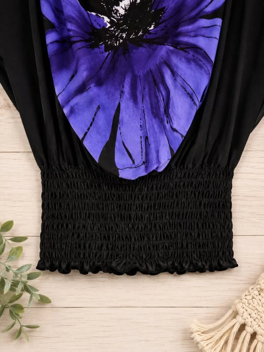 Isabella Rodriguez Purple Floral Top